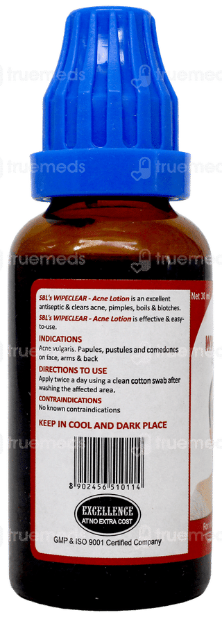 Sbls Wipeclear Acne Lotion 30Ml