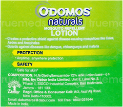 Odomos Naturals Mosquito Repellent Lotion 120Ml