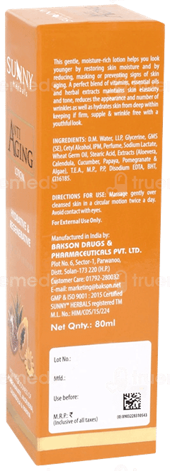 Baksons Anti Aging Lotion 80 Ml