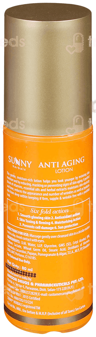 Baksons Anti Aging Lotion 80 Ml