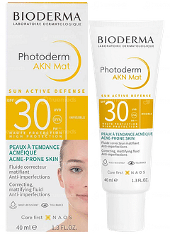 Bioderma Photoderm Akn Mat Sunscreen Spf 30+++ Lotion 40ml