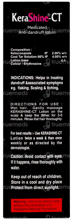 Kerashine Ct Anti Dandruff Lotion 100ml