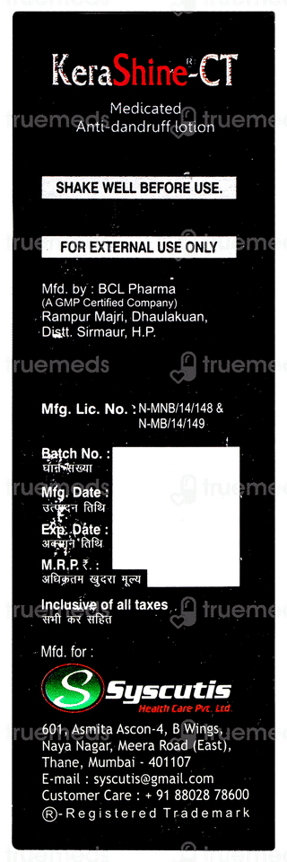 Kerashine Ct Anti Dandruff Lotion 100ml