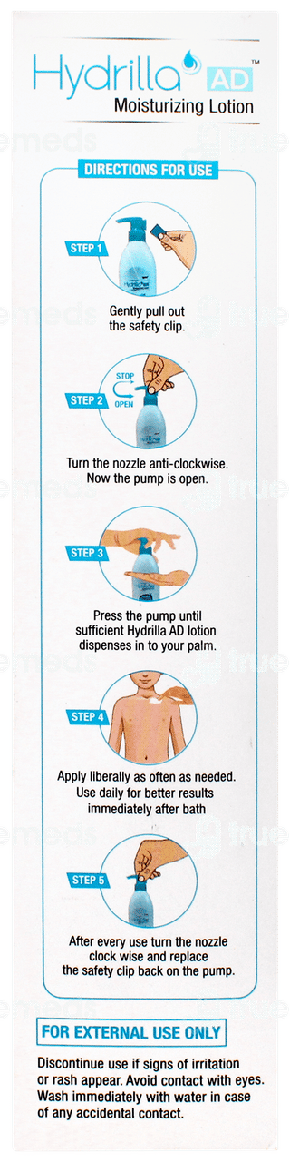 Hydrilla Ad Moisturizing Lotion 200ml