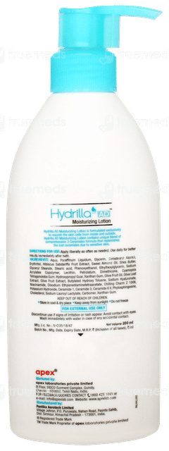 Hydrilla Ad Moisturizing Lotion 200ml