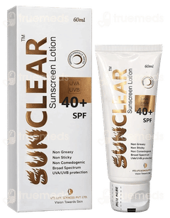 Sunclear Sunscreen Spf 40+ Lotion 60 Sunclear Sunscreen Spf 40+ Lotion 60