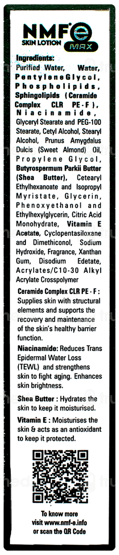 Nmf E Max Skin Lotion 100ml