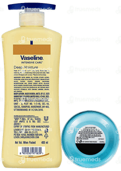Vaseline Intensive Care Deep Moisture Lotion 400ml With Ponds Light Moisturiser 50ml
