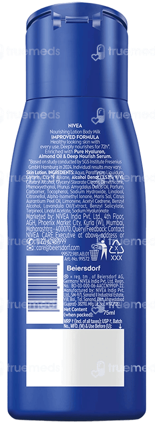 Nivea Body Milk Nourishing Lotion 75Ml