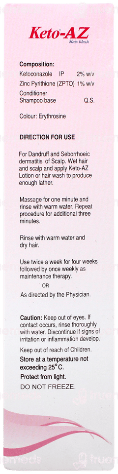 Keto Az Hair Wash Lotion 125ml