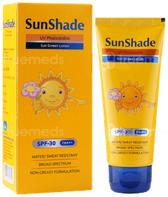 Sunshade Spf 30 Pa+++ Sun Screen Lotion 50Ml Sunshade Spf 30 Pa+++ Sun Screen Lotion 50Ml