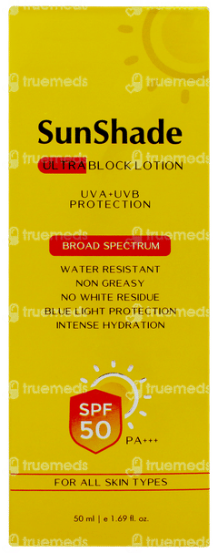 Sunshade Ultra Block Spf 50 Pa+++ Lotion 50ml