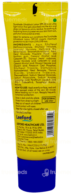 Sunshade Ultra Block Spf 50 Pa+++ Lotion 50ml