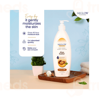 Meglow Pro Care Shea Butter Moisturising Body Lotion 500 ML