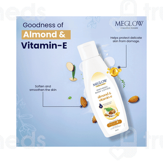 Meglow Pro Care Almond And Vitamin E Moisturising Body Lotion 150 ML
