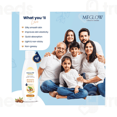 Meglow Pro Care Almond And Vitamin E Moisturising Body Lotion 150 ML