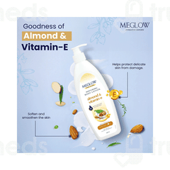 Meglow Pro Care Almond And Vitamin E Moisturising Body Lotion 500 ML