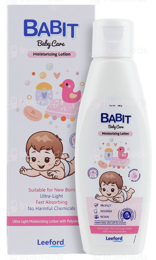 Babit Baby Care Ultra Light Sensory Moisturizing Lotion 100 Gm