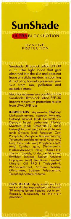 Sunshade Ultra Block Spf 30 Pa+++ Lotion 50ml