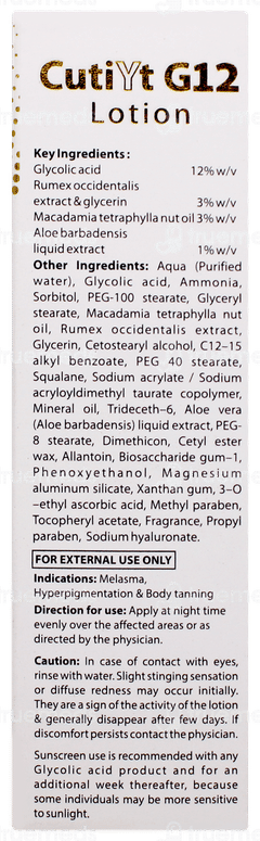 Cutiyt G12 Lotion 30ml