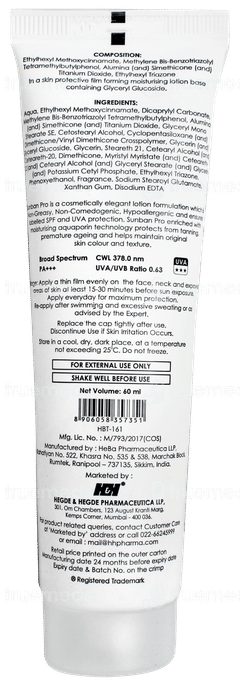 Sunban Pro Spf 30+ Pa+++ Lotion 60ml
