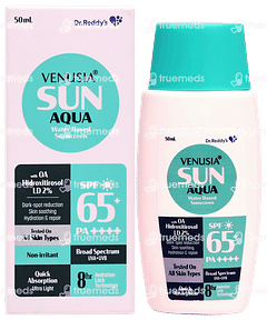 Venusia Sun Aqua Spf 65+ Pa++++ Sunscreen 50ml Venusia Sun Aqua Spf 65+ Pa++++ Sunscreen 50ml