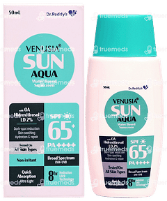 Venusia Sun Aqua Spf 65+ Pa++++  Sunscreen 50ml