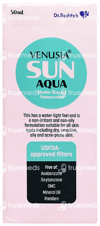 Venusia Sun Aqua Spf 65+ Pa++++  Sunscreen 50ml