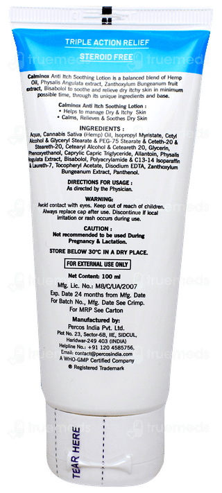 Calminox Anti Itch Face & Body Lotion 100ml