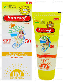Sunroof Spf 50 Sun Screen Lotion 60ml Sunroof Spf 50 Sun Screen Lotion 60ml
