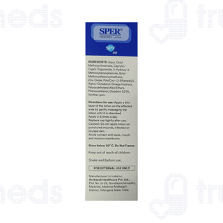 Sper Spf 40 Sunscreen Lotion 100ml