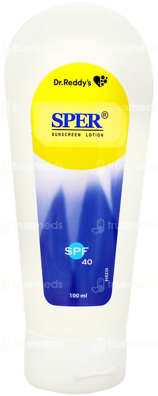Sper Spf 40 Sunscreen Lotion 100ml