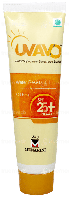 Uvavo Spf 25+ Pa+++ Sunscreen Lotion 30Gm