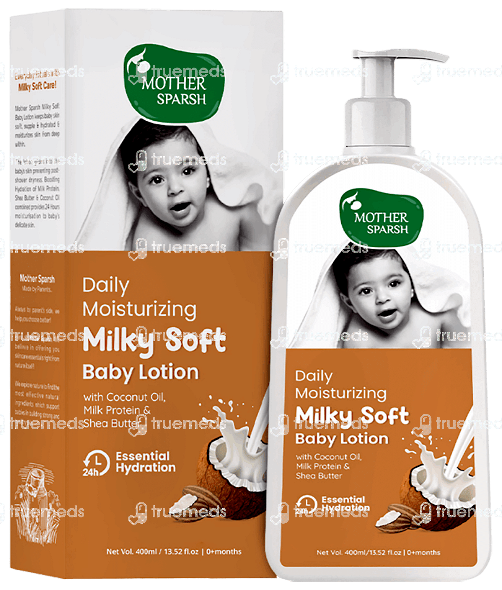 Mother Sparsh Daily Moisturizing Milky Soft Baby Lotion 400ml - Uses ...