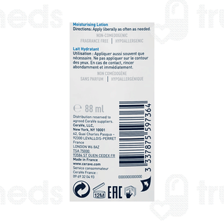 Cerave Moisturizing Dry To Very Dry Skin Lotion 88ml