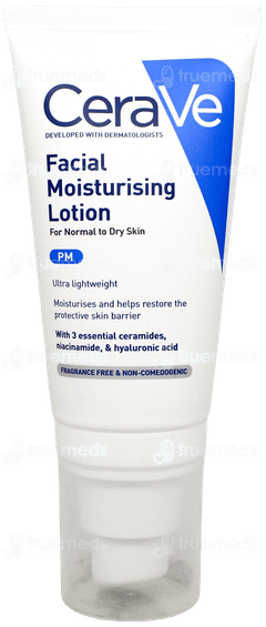 Cerave Pm Facial Moisturising Normal To Dry Skin Lotion 52Ml Cerave Pm Facial Moisturising Normal To Dry Skin Lotion 52Ml