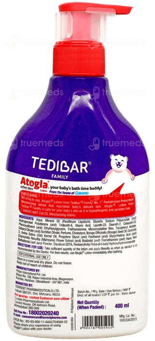 Tedibar Atogla Baby Moisturizing Lotion 400Ml