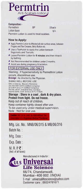 Permtrin Lotion 50ml