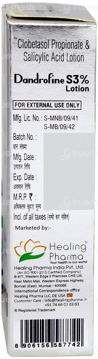 Dandrofine S3% Lotion 30ml