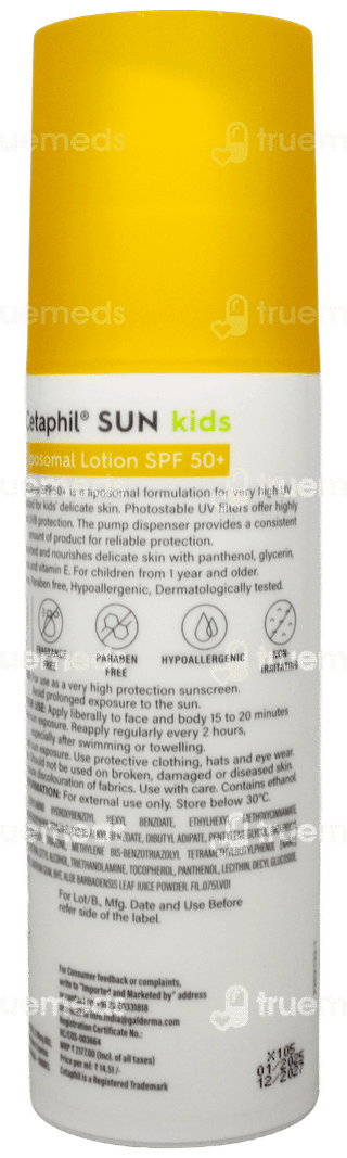 Cetaphil Sun Kids Spf 50+ Liposomal Lotion 150Ml