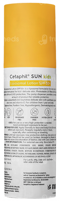 Cetaphil Sun Kids Spf 50+ Liposomal Lotion 150ml