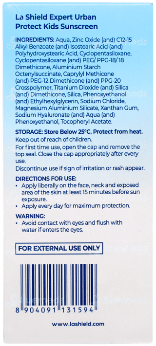 La Shield Kids Spf 50 Pa+++ Mineral Sunscreen 50gm