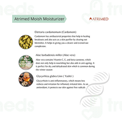 Atrimed Moish Herbal Moisturizer 200ml