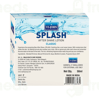 Vi John Splash Classic After Shave Lotion 50ml