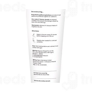 Deconstruct Broad Spectrum Spf 55+ Pa++++ Sunscreen Lotion 50Gm