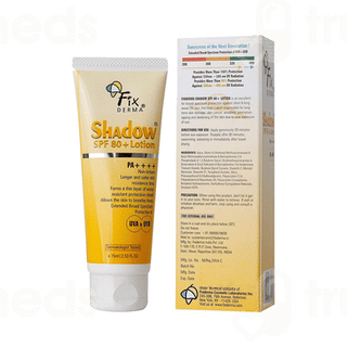 Fixderma Shadow Spf 80+ Pa++++ Sunscreen Lotion 75ml