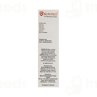 Suntris Spf 40 Pa+++ Oil Free Facial Shield 50gm