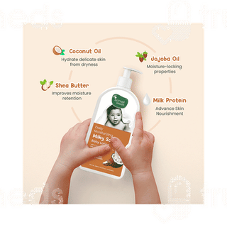 Mother Sparsh Daily Moisturizing Milky Soft Baby Lotion 200ml