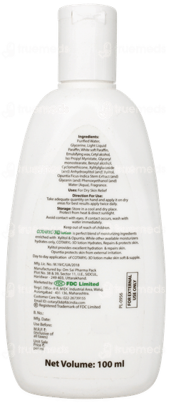 Cotaryl 3d Lotion 100ml