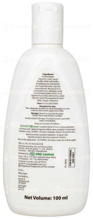 Cotaryl 3d Lotion 100ml
